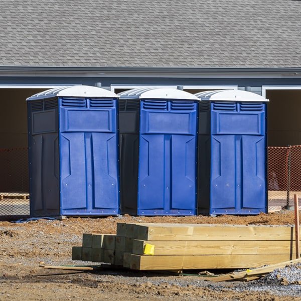 is there a specific order in which to place multiple porta potties in Salem Arkansas